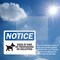 Signmission Dogs In Yard No Trespassing OSHA Notice Sign, Plastic, 14in W x 10in L, 2PK OS-2PACK-NS-P-1014-L-11440 - alternate 2